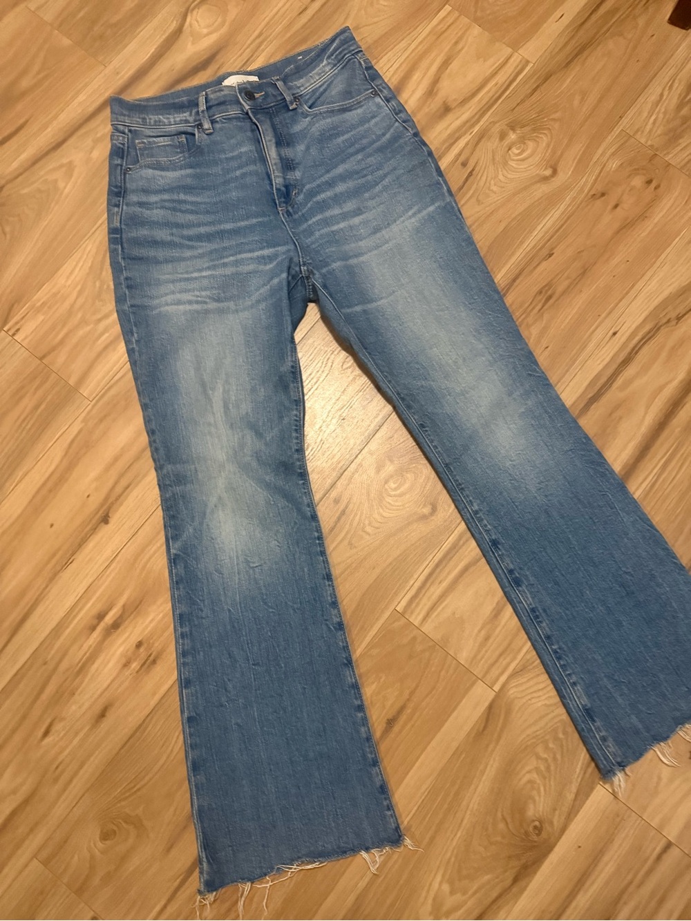 LOFT Light Blue Flare Jeans Size 28p